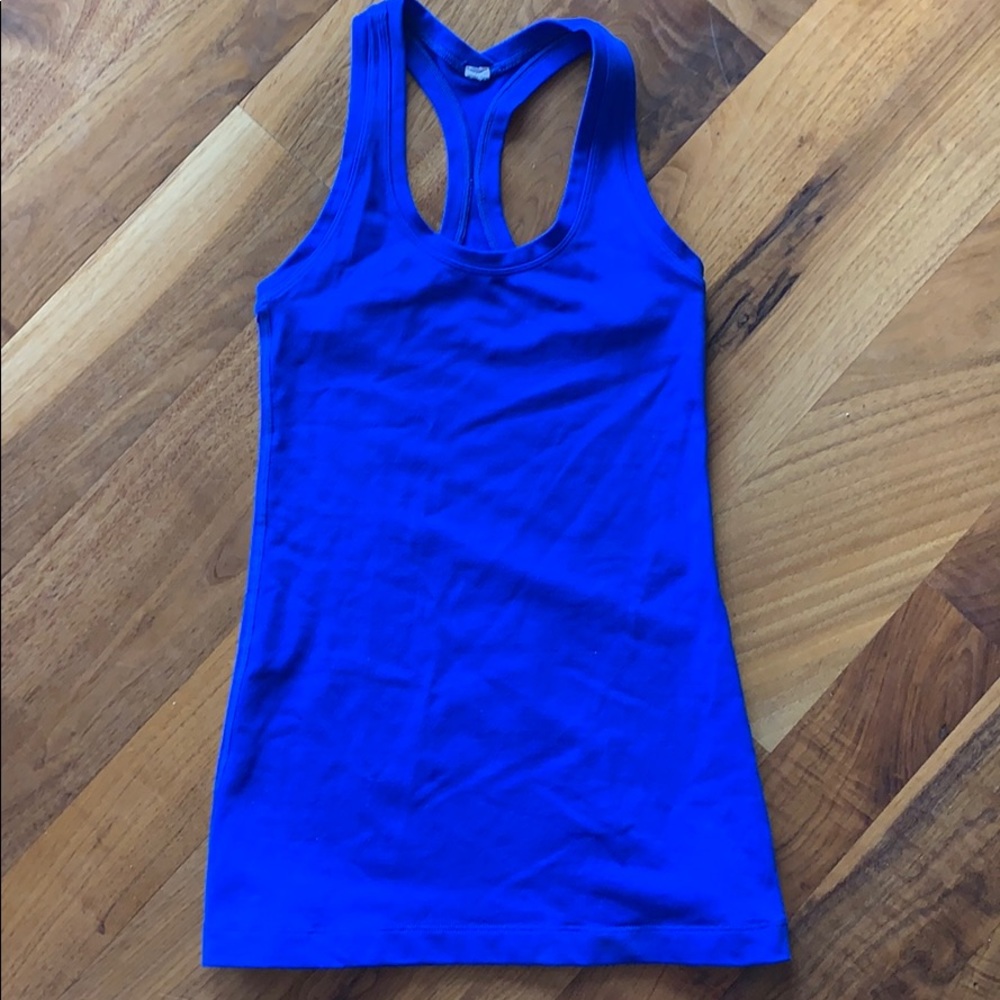 Lululemon cool racerback size 2 royal blue